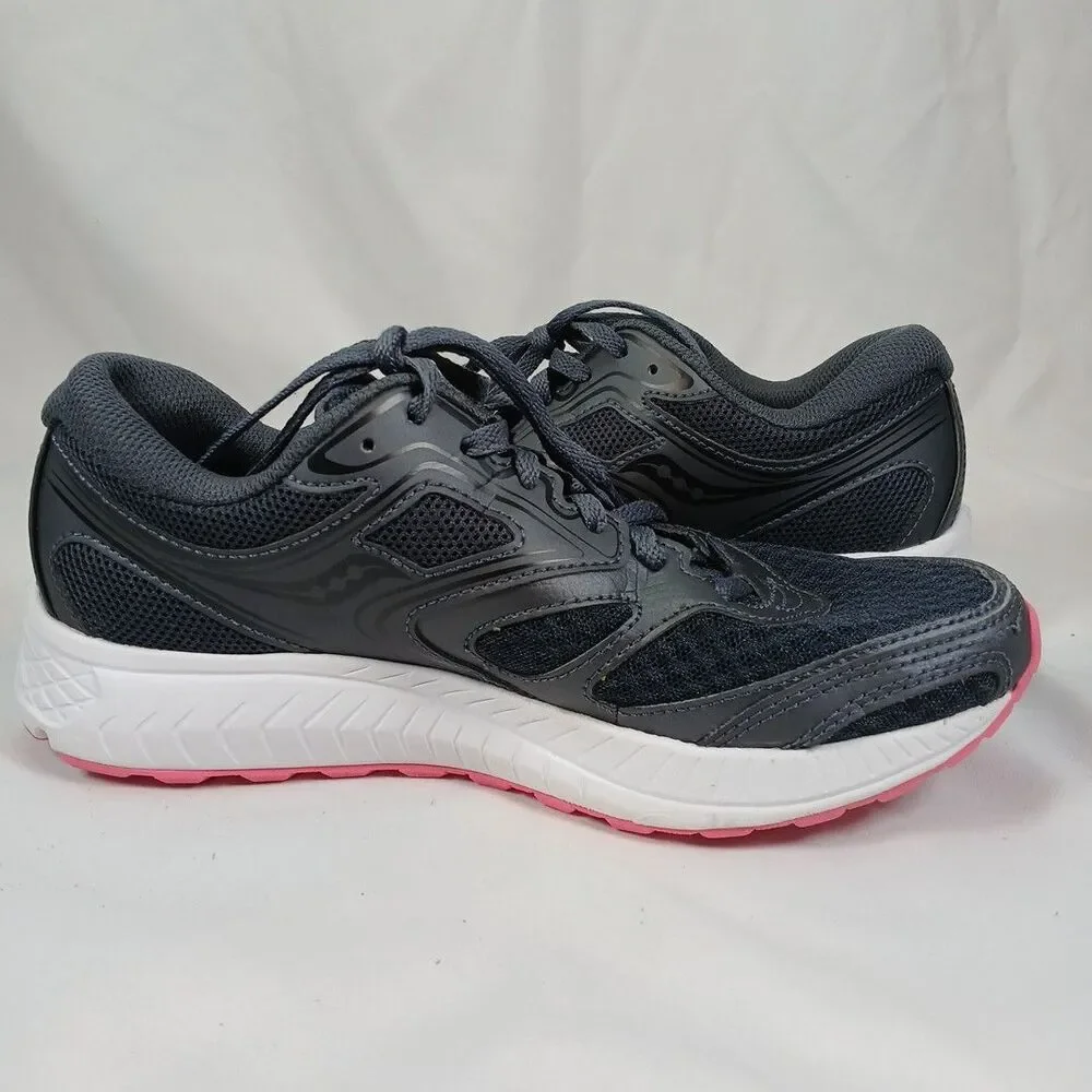 Saucony Cohesion 12 Women’s Running Shoes Size 7.5 Black/Pink, Lightweight